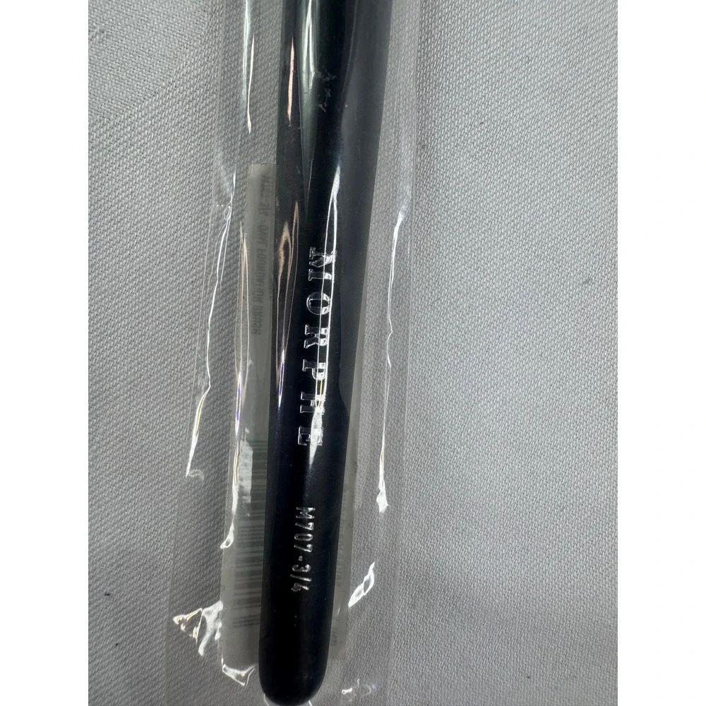 Morphe M707-3/4 Oval Foundation Brush Synthetic Bristles Black Silver New